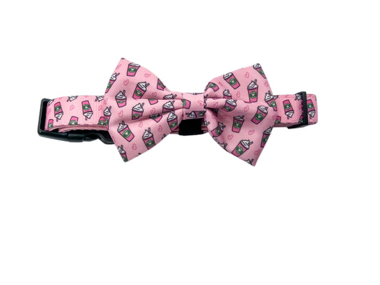 Pink Pupshake Bow Tie